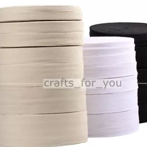 10MM - 50 MM CINTURINO IN TWILL COTONE CINGHIA PER TESSUTO A SPINA DI PESCE FINITURA ARTIGIANATO FAI DA TE - Foto 1 di 11