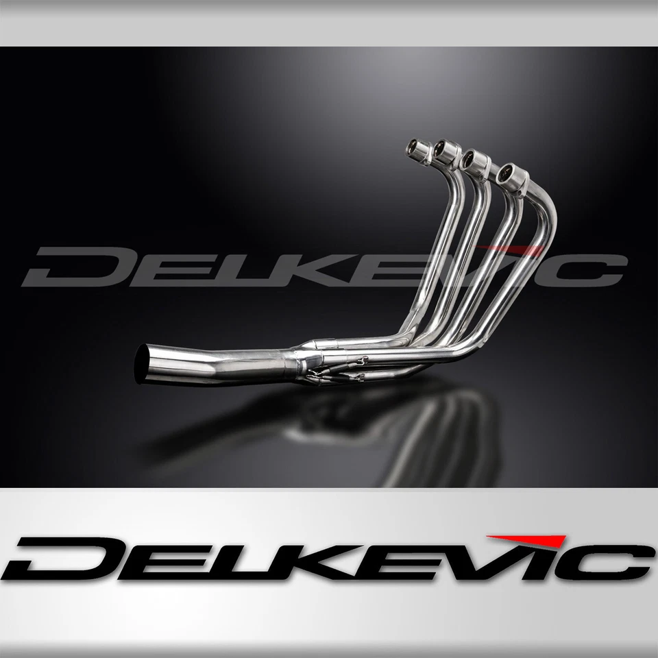 Suzuki GS750L 1979 Delkevic Stainless Steel 4-1 Exhaust Headers Downpipes — 第 1/4 张图片