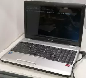 FOR PARTS 15.6" Toshiba Satellite L505D (Athlon II M320/2.1 GHz/4 GB RAM/NO HDD) - Picture 1 of 11