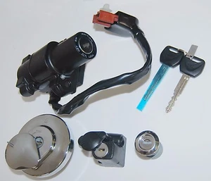 CRF250L /M IGNITION LOCK SET,TANK ,TOOL,HELMET 12-20 HONDA OE E-PACKET EXPRESS - Picture 1 of 12