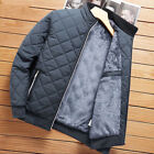 Winter Lined Fleece Men Jacket Outwear Puffer Parka Coat Jackets Casual Fashion