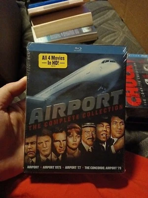 AIRPORT - THE COMPLETE COLLECTION Blu-ray  W/Rare OOP Slipcover Brand New Sealed - Image 1 of 3