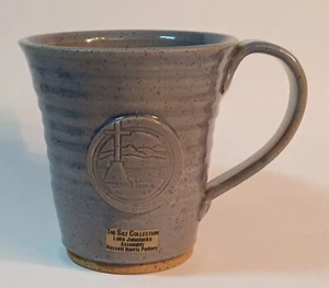 Russel Harris Pottery Mug. 10 oz. Religious. Green Earth Toned - Picture 1 of 7