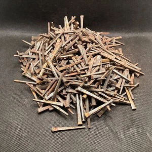 Antique 2 1/16 Square head spike nails -  1 lbs - Picture 1 of 7