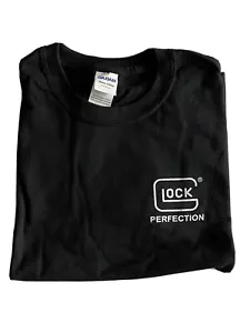 T-shirt da uomo Glock Perfection nera con logo pistola grafica taglia: XXXL - Foto 1 di 6