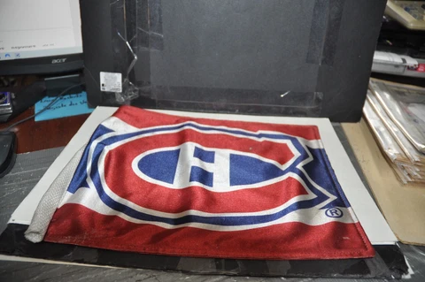 Montreal Canadiens NHL Hockey club 2 Sided Car Flag & more 1 vintage Cover