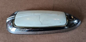49 50 51 52 53 54 Chevy car GM dome light lens and chrome bezel surround trim - Picture 1 of 4