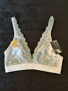 Wacoal Embrace hellblauer wandelbarer BH OHNE SPITZE, Größe 32 - Bild 1 von 10