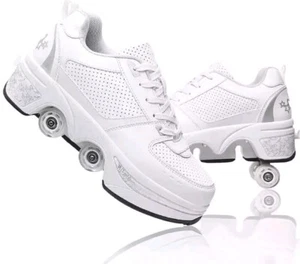 Roller Skate Shoes for Women and Men Kick Roller Shoe Skates Size US 9, EUR 42 - Picture 1 of 9