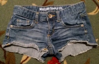 Pantalones Cortos de Jean Mossimo Para Mujer Talla 1 Ajuste 6 Elastizados Azul Denim Cortos Cortos  Foto 1 de 3