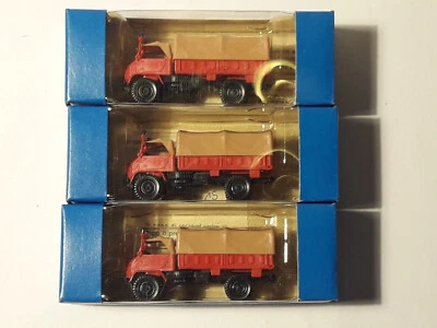 3 Stk. Roco H0 1314 Unimog S Feuerwehr - Bild 1 von 3