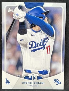 2024 Topps 50/50 Shohei Ohtani Dodgers #13 Home Run 5/17/24 - Picture 1 of 1