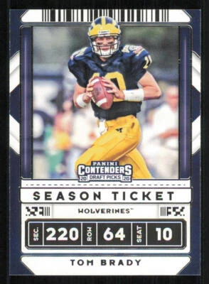 2020 Panini Contenders Draft Picks #97 Tom Brady - Image 1 of 2