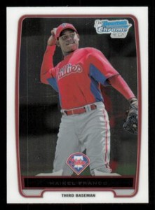 2012 Bowman Chrome Prospects Maikel Franco Philadelphia Phillies #BCP112