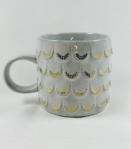 Taza Starbucks Azul Gris Dorado Sirena Pescado Escamas Aniversario Sin Microondas 2016 - Imagen 1 de 8