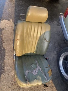 1972 - 85 Mercedes Benz C107 450SLC 380 500 Front Seats Avocado Green to restore - Picture 1 of 9