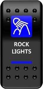 Moose Rock Light Rocker Switch Blue - Picture 1 of 1