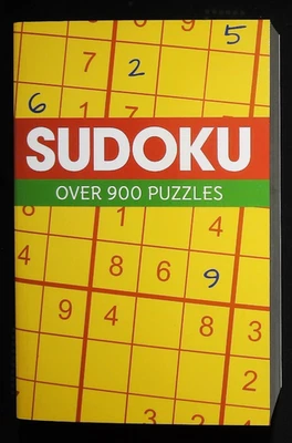 Sudoku Puzzle Book Over 900 Puzzles NEW Paperback by Eric Saunders - Image 1 of 4