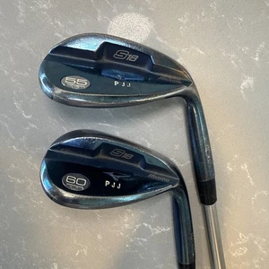 Mizuno S18 Blue Ion Wedge RH Set - 55°/13 & 60°/10 - 1025 ferri forgiati al boro - Foto 1 di 15