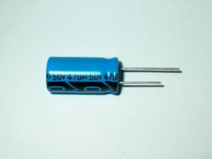 ER347-50 - Elko 470uF 50V 85°C radial 10x20mm RM5 Lelon [50pcs] - Bild 1 von 2