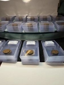 LOT ~ 10 Error Cents β Lincoln Wheat Error Coin Set: 1917-1957 πΊπΈ US Mint  - Picture 1 of 22