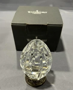 Waterford Kristall Jahresei auf Ständer Fred Curtis Signatur Beschreibung lesen - Bild 1 von 4