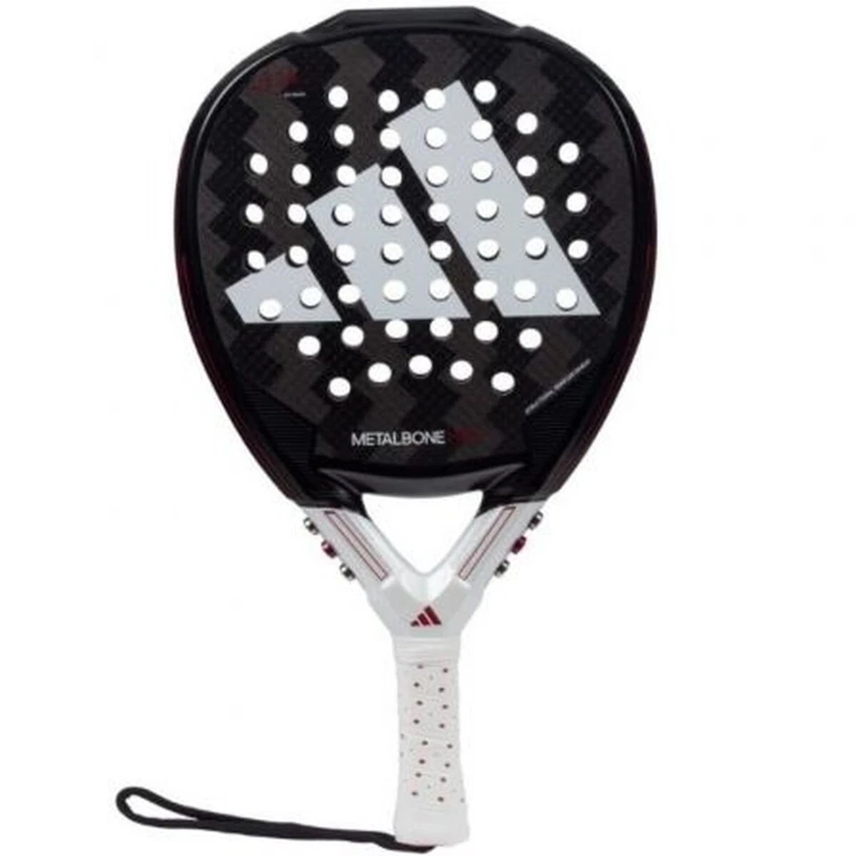 Raquette de Padel Adidas Metalbone HRD 2024/ Negra y Blanca Ale Galan 38 m