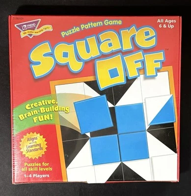 Trend Enterprise Square Off Puzzle Pattern Game All Skill Levels New Sealed - Image 1 of 3
