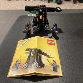 Vintage 1984 LEGO Castle Black Falcons Set 6030 Catapult Minifigs Manual 100%