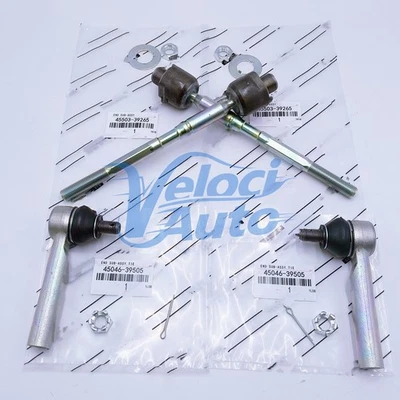 4PCS Outer + Febi Inner Tie Rod End OEM For Toyota Lexus GX470  4Runner Foto 1 de 4