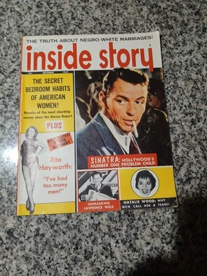 DEC 1957 INSIDE STORY FRANK SINATRA RITA HAYWORTH NATALIE WOOD MAGAZINE Foto 1 de 4
