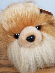 Miyoni Aurora Peluche Pomerania Perro Esponjoso Plástico Ojos Nariz Realista NUEVO - Imagen 1 de 11