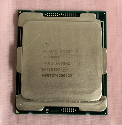 Intel Core i7-7820X SR3L5 @3.60GHz 8-Core Socket LGA2066 CPU - USED - Image 1 of 2