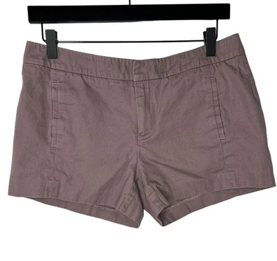 Pantalones Cortos Chinos Gap Para Mujer Talla 4 Algodón Taupe Frente Plano Informales Preppy Verano Foto 1 de 4