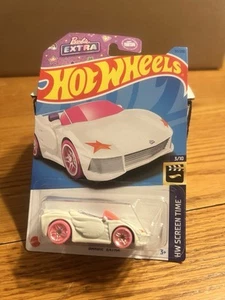 Hot Wheels Barbie Extra 57/250 2023 HW Screen Time 3/10 White - Picture 1 of 3