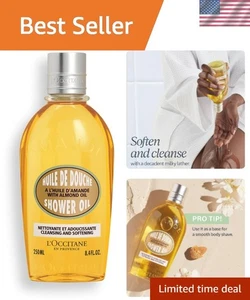 250g Mandel Duschöl - Weichmachendes Duschgel & Rasierbasis für luxuriöse Pflege - Bild 1 von 9