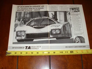 MAZDA DREHANTRIEB LOLA T616 ORIGINAL 2 SEITEN 1984 AD - Bild 1 von 12