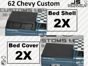 62 Custom Chevy Hot Wheels - Custom Bed Cover or Shell - 1:64 scale - Picture 1 of 19