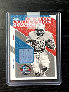 2018 Edgerrin James + Earl Campbell - HOFer Jersey Patch /50 + Col. Blue Jersey - Picture 1 of 2