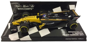 Minichamps Renault Sport RS17 #46 Bahrain Test 2017 - Sergey Sirotkin 1/43 Scale - Picture 1 of 4