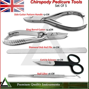Podiatry Chiropody Thick Toenails Cutters Clippers Ingrown Nail Filer & Lifter - Picture 1 of 7