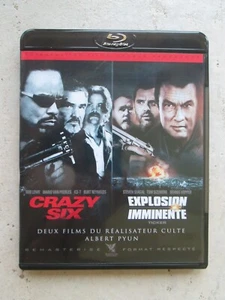 CRAZY SIX (ICE-T) / EXPLOSION IMMINENTE (Steven Seagal) Blu Ray - Foto 1 di 3
