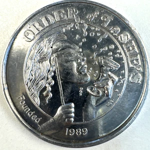 Orden LaShe's Karneval Medaille Doubloon 1995 6th Annual - Bild 1 von 2