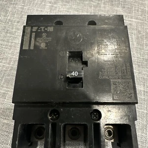 Cutler Hammer GHB3040 3 Pole 40A G-Frame Molded Case Circuit Breaker - Picture 1 of 3