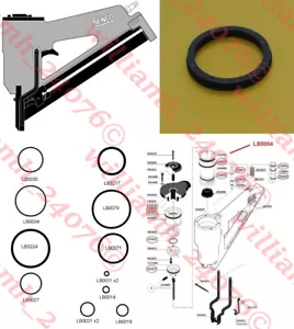 Senco SN1 SNI Senco-Matic Finish Nagler O-Ring Kit + LB5004 - Bild 1 von 5