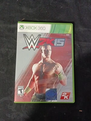 WWE 2K15 (Microsoft Xbox 360, 2014) John Cena Wrestling Game Tested - Image 1 of 2
