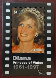 LIBERIA África $1 MNH Princesa Diana Hoja de Recuerdo Excelente 3935-1 - Imagen 1 de 3