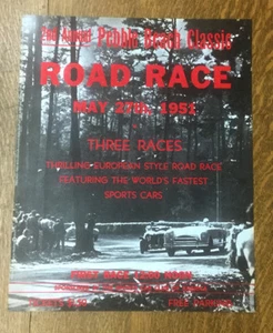 Póster de carreras de Pebble Beach Road, 1951 - Imagen 1 de 3