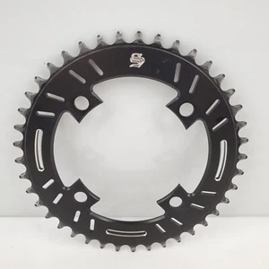 Snap S4 41t BMX Racing Chainring 104mm Black USA - Picture 1 of 3