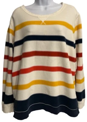 Sudadera St John’s Bay para mujer talla XXL manga larga algodón mezcla de polietileno Foto 1 de 3